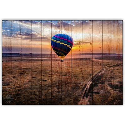 Картины Африка - Воздушный шар, Африка, Creative Wood